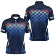 Polo Pétanque Bleu Marine - Performance La Boulodrome - Polo Homme