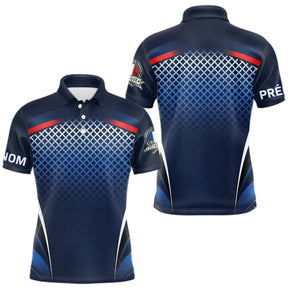 Polo Pétanque Bleu Marine - Performance La Boulodrome - Polo Homme