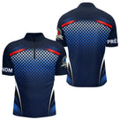 Polo Pétanque Bleu Marine - Performance La Boulodrome - Polo Zippé Homme