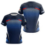 Polo Pétanque Bleu Marine - Performance La Boulodrome - T-Shirt Femme
