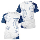 Polo Pétanque Bleu Marine – Performance Élégance Boulodrome - T-Shirt Homme
