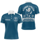 Polo Pétanque Bleu Pétrole Canard - Personnalisé Tenue Club - Polo Homme