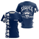 Polo Pétanque Bleu Personnalisé - Cadeau Idéal Boules & Apéro - T-Shirt Femme