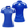 Polo Pétanque Bleu Personnalisé - Design Club Exclusif Boules - Polo Femme