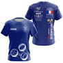 Polo Pétanque Bleu Personnalisé - Tradition & Club - T-Shirt Femme