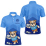 Polo Pétanque Bleu Personnalisé – Collection Bulldog Champion - Polo Homme