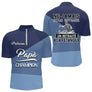 Polo Pétanque Bleu Retraité Personnalisé - Papa Mama Champion - Polo Zippé Homme
