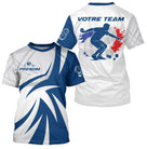 Polo Pétanque Blue Française - Personnalisable Prénom & Équipe - T-Shirt Homme