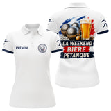 Polo Pétanque Bonne Humeur - Homme Femme Bière & Boules - Polo Femme