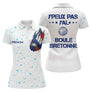 Polo Pétanque Boule Bretonne - Style Français Homme Femme - Polo Femme