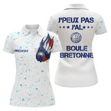 Polo Pétanque Boule Bretonne - Style Français Homme Femme - Polo Femme