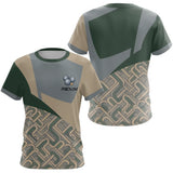Polo Pétanque Boules Vert & Gris - Personnalisé Prénom - T-Shirt Femme