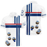 Polo Pétanque Boules et Drapeau - Bleu Blanc Rouge Personnalisable - Polo Homme