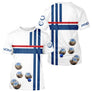 Polo Pétanque Boules et Drapeau - Bleu Blanc Rouge Personnalisable - T-Shirt Homme