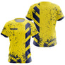 Polo Pétanque Boulodrome Jaune Bleu - Personnalisé Avec Prénom - T-Shirt Femme