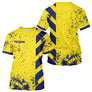 Polo Pétanque Boulodrome Jaune Bleu - Personnalisé Avec Prénom - T-Shirt Homme
