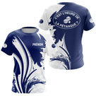 Polo Pétanque C'est l'Heure - Personnalisé Bleu Blanc - T-Shirt Femme