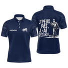 Polo Pétanque Cadeau Homme Femme- Design J'ai Pétanque Bleu - Polo Homme