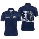 Polo Pétanque Cadeau Homme Femme- Design J'ai Pétanque Bleu - Polo Homme