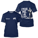 Polo Pétanque Cadeau Homme Femme- Design J'ai Pétanque Bleu - T-Shirt Homme