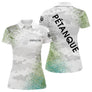Polo Pétanque Camouflage Vert - Cadeau Homme Femme Personnalisé - Polo Femme