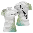 Polo Pétanque Camouflage Vert - Cadeau Homme Femme Personnalisé - Polo Femme