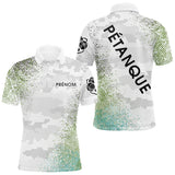 Polo Pétanque Camouflage Vert - Cadeau Homme Femme Personnalisé - Polo Homme