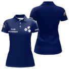 Polo Pétanque Club Bleu Marine - Personnalisé Cadeau Unique - Polo Femme
