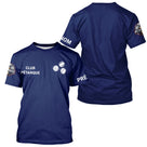 Polo Pétanque Club Bleu Marine - Personnalisé Cadeau Unique - T-Shirt Homme