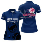 Polo Pétanque Club Esprit Français - Boules et Émotions - Polo Femme