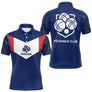 Polo Pétanque Club Prénom - Bleu Blanc De La France - Polo Homme