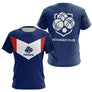 Polo Pétanque Club Prénom - Bleu Blanc De La France - T-Shirt Femme