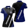Polo Pétanque Club Prénom - Design Moderne Bleu Nuit - Polo Femme