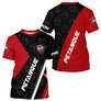 Polo Pétanque Club Prénom - Design Moderne Rouge & Noir - T-Shirt Homme