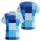 Polo Pétanque Cochonnet Bleu Personnalisé - Design Unique Boulodrome - T-Shirt Femme