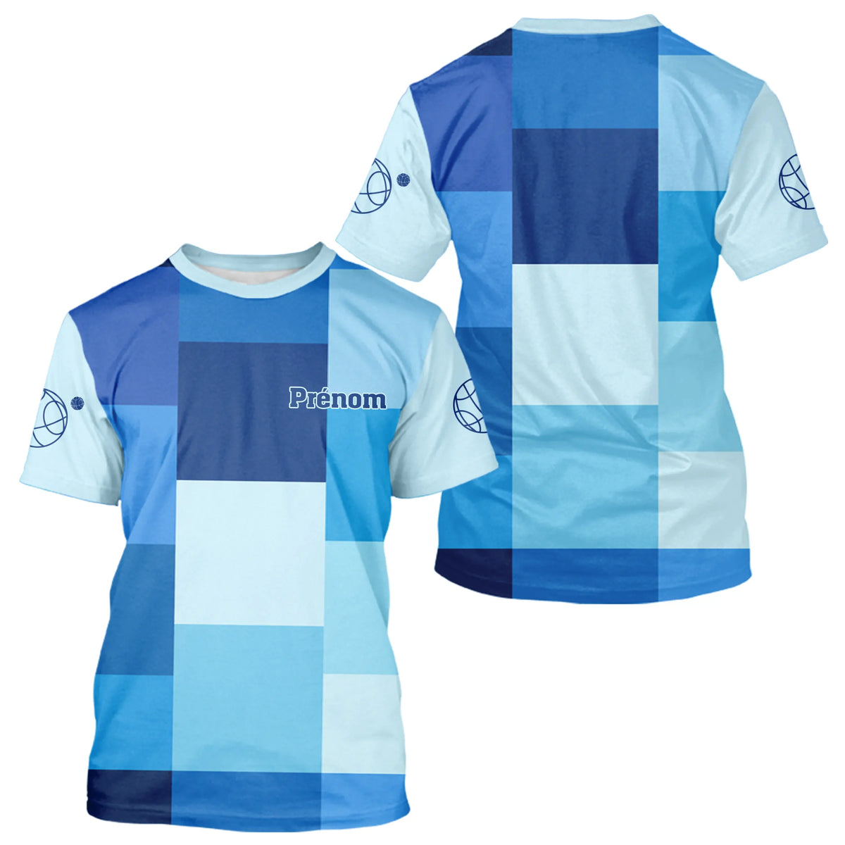 Polo Pétanque Cochonnet Bleu Personnalisé - Design Unique Boulodrome - T-Shirt Homme