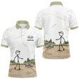 Polo Pétanque Cochonnet Personnalisé Prénom - Cadeau Blanc Beige - Polo Homme