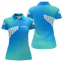 Polo Pétanque Dégradé Bleu - Personnalisable Homme Femme - Polo Femme