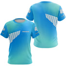 Polo Pétanque Dégradé Bleu - Personnalisable Homme Femme - T-Shirt Femme