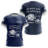 Polo Pétanque Drôle Bleu Marine – J’ai Personnalisé - T-Shirt Femme