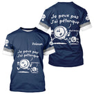 Polo Pétanque Drôle Bleu Marine – J’ai Personnalisé - T-Shirt Homme