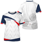 Polo Pétanque Drapeau Français - Bleu Blanc Rouge Personnalisé - T-Shirt Homme