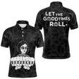 Polo Pétanque Femme Homme Noir & Blanc - Good Times - Polo Homme