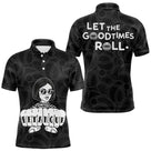 Polo Pétanque Femme Homme Noir & Blanc - Good Times - Polo Homme