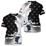Polo Pétanque Français Vintage – Joueur et Boules - T-Shirt Homme