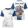 Polo Pétanque Française Personnalisé - Bleu Blanc Homme Femme - T-Shirt Homme