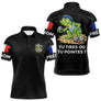 Polo Pétanque Frog Joueur Noir - Tu Tires Tu Pointes - Polo Homme
