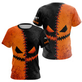 Polo Pétanque Halloween Citrouille - Homme Femme Personnalisé - T-Shirt Femme