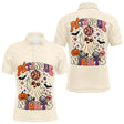 Polo Pétanque Halloween Disco Crème - Homme Femme - Polo Homme