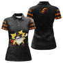 Polo Pétanque Halloween Sorcière Dabbing Noir - Homme Femme - Polo Femme